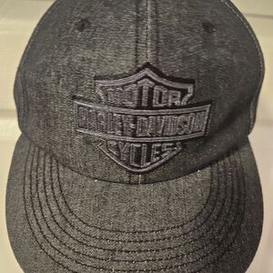 Harley-Davidson Black Denim Cap